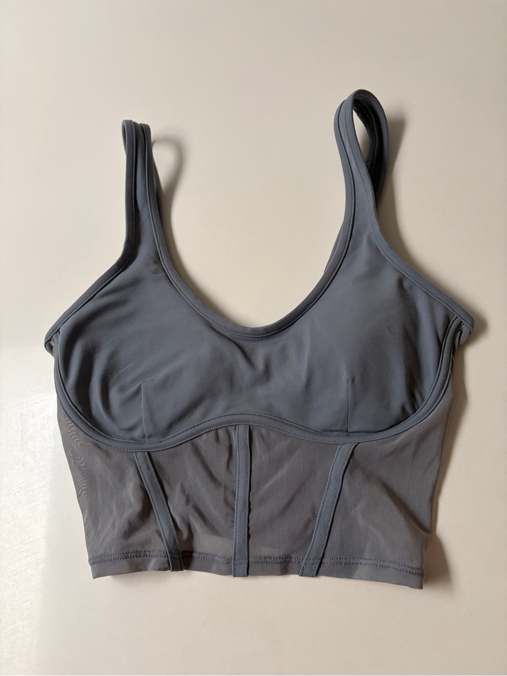 ALO Yoga Mesh-Panel Corset Tank